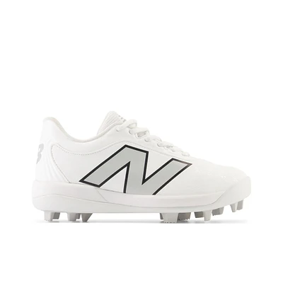 New Balance Kids' 4040v7 Low Rubber-Molded Baseball Cleats