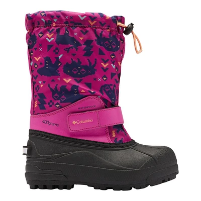 Columbia Kids' Youth Powderbug Forty Waterproof Insulated Slip-On Winter Boots