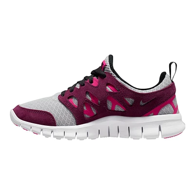 Nike Kids' Grade School Free Run 2 Sneakers, Girls', Running, Leather