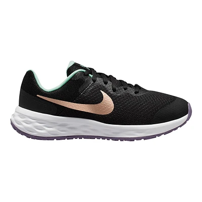 Nike Kids' Grade School Revolution 6 Sneakers, Girls', Trail, Running, Cushioned