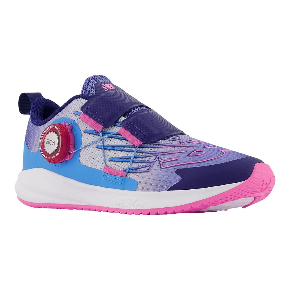 New Balance Girls' Pre-School RVL V3 Builder Running Shoes