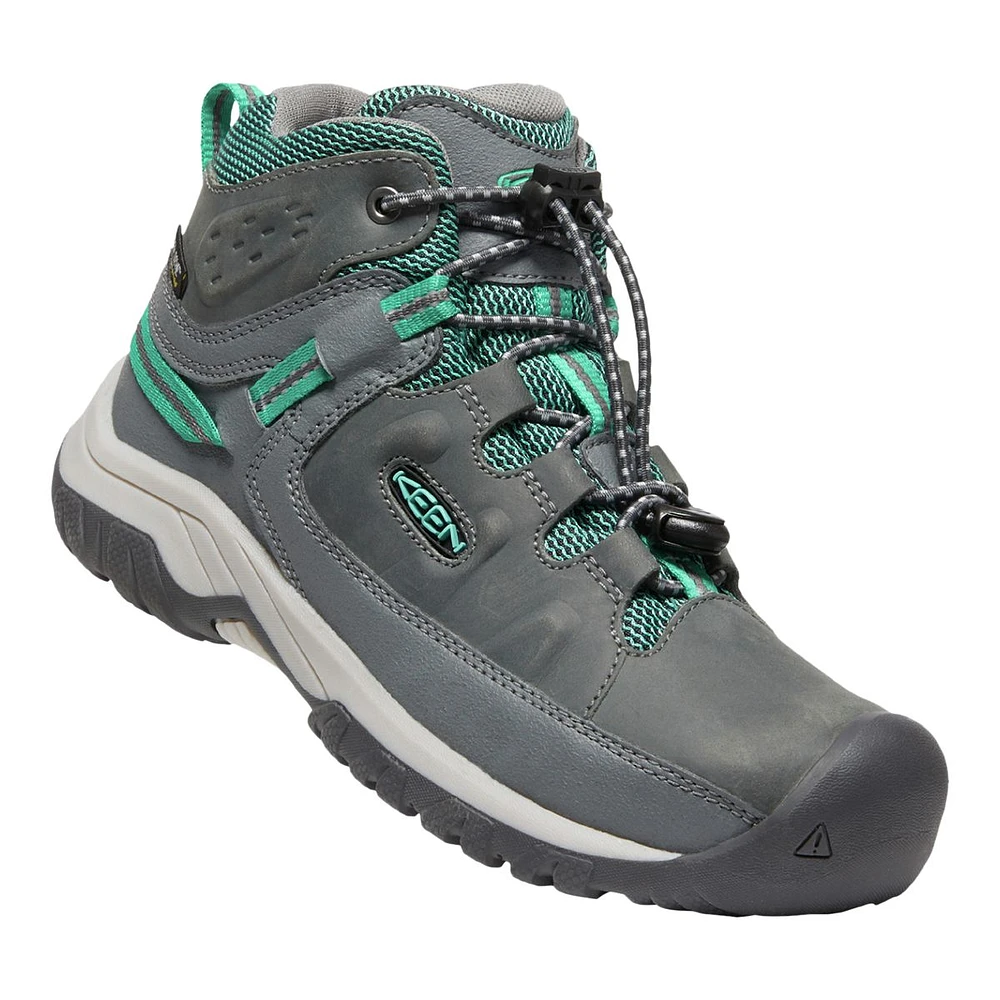 Keen Kids' Pre-School Targhee Mid Hiking Boots, Waterproof