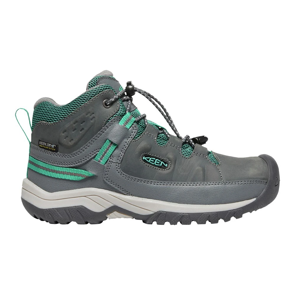 Keen Kids' Pre-School Targhee Mid Hiking Boots, Waterproof