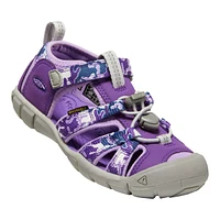 Keen Canada Outdoor Kids' Pre-School Seacamp II Closed Toe Sandals/Shoes, Girls', Heel Strap