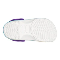 Crocs Kids' Pre-School/Grade School Classic Solarized Clog Slide Sandals, Girls', Beach