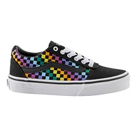 Vans Kids' Pre-School/Grade School Ward Rainbow Check Skate Shoes, Sneakers, Boys'