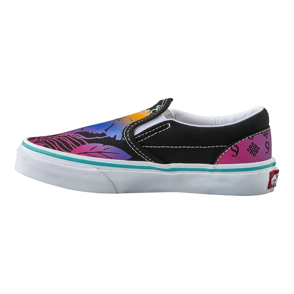 Vans x Crayola Kids' Pre-School  Classic Skate Shoes, Sneakers, Girls', Low Top, Slip On