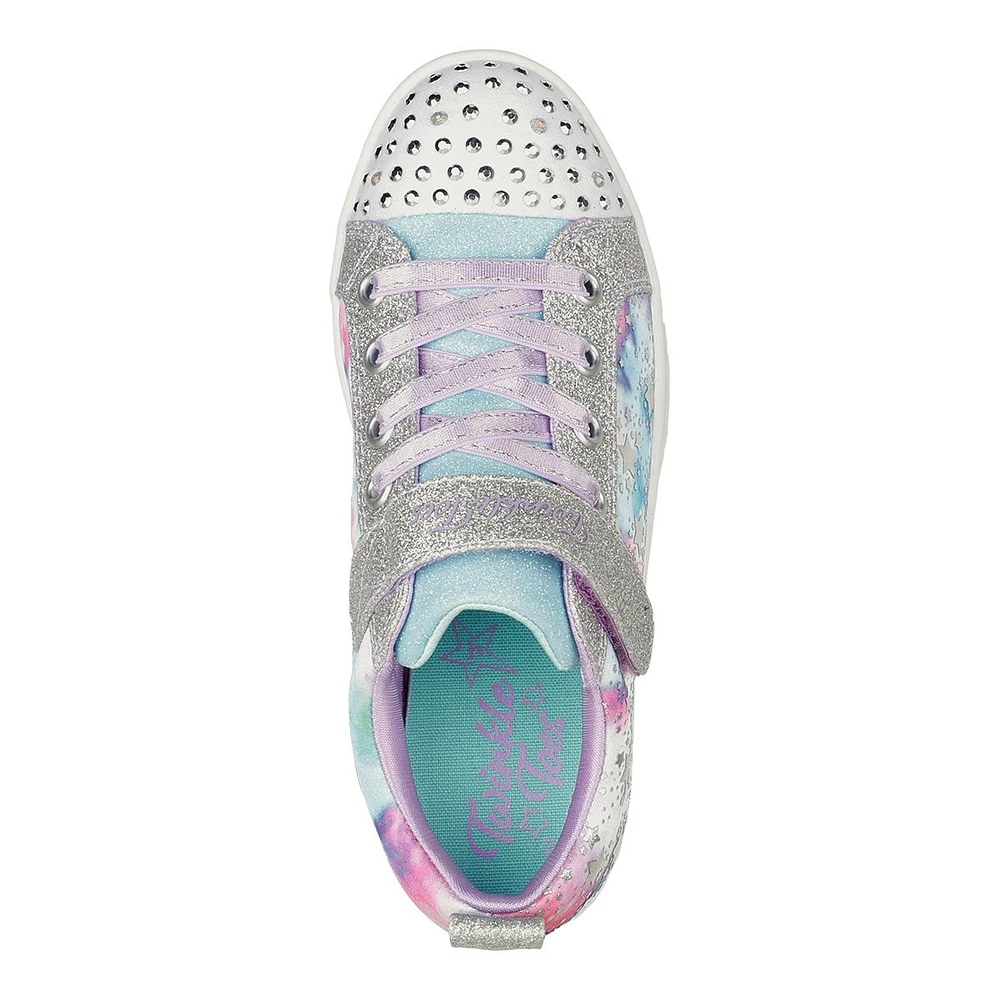 Skechers Kids' Pre-School Twinkle Toes: Sparkle Rayz Cloud Shoes, Girls, Velcro