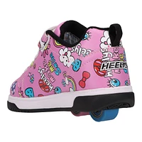 Heelys Kids' Pre-School/Grade School Dual Up X2 Skate Shoes with Wheels, Girls'