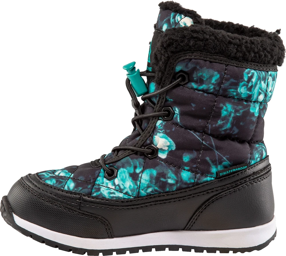 Ripzone Kids' Grade/Pre-School Crystal Quilted Waterproof Winter Boots