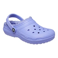 Crocs Kids' Pre-School/Grade School Classic Lined Clog Slide Sandals, Girls', Water, Beach