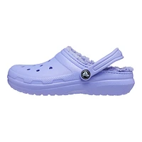 Crocs Kids' Pre-School/Grade School Classic Lined Clog Slide Sandals, Girls', Water, Beach