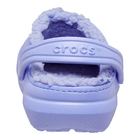 Crocs Kids' Pre-School/Grade School Classic Lined Clog Slide Sandals, Girls', Water, Beach