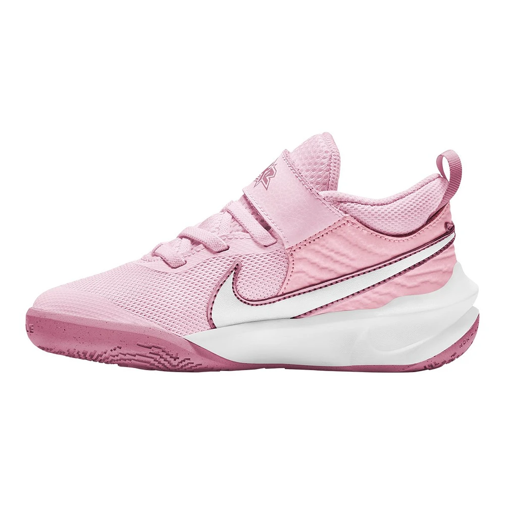 Nike Kids' Pre-School Team Hustle D 10 Sneakers, Girls', Leather