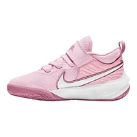 Nike Kids' Pre-School Team Hustle D 10 Sneakers, Girls', Leather