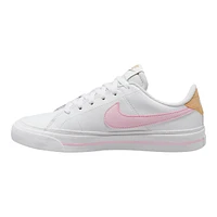 Nike Kids' Grade School Court Legacy Shoes, Girls, Tennis, Sneakers, Leather, Cushioned