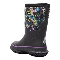 Bogs Girls' Grade/Pre-School Stomper Night Garden Winter Boots