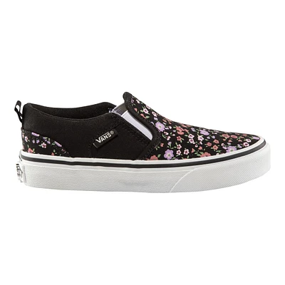 Vans Girls' Grade/Pre-School Asher Ditsy Floral Skate Shoes