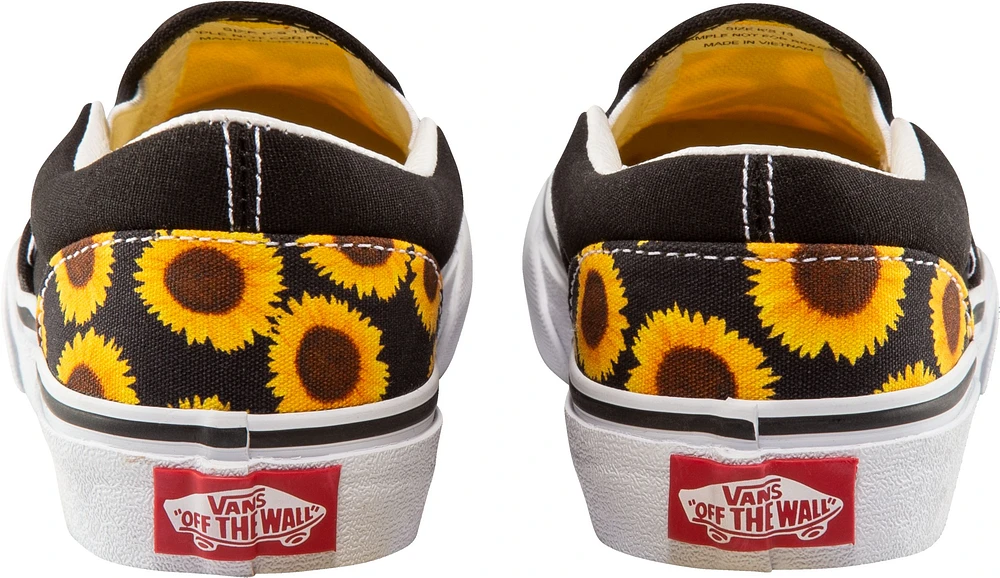 Vans Girls' Pre-School Classic Slip On Skate Shoes