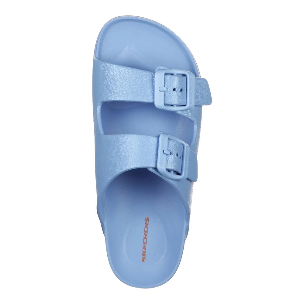 Skechers Kids' Pre-School/Grade School Cali Blast Sunshine Shimmer Slides/Sandals, Girls'