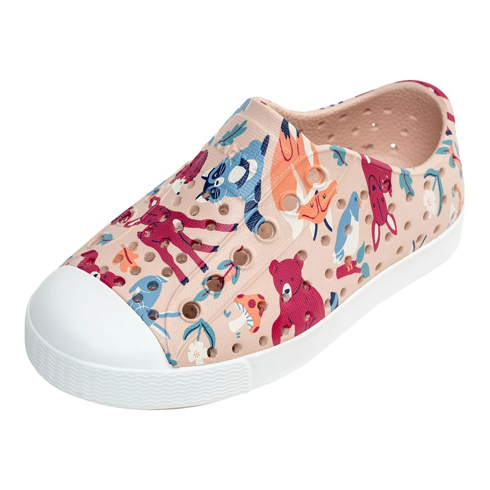 Native Kids' Pre-School Jefferson Print Shoes, Sneakers, Girls', Slip On, Walking