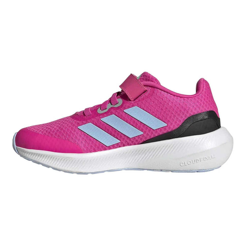 adidas Girls' Pre-School Run falcon 3.0 Elastic K Running Shoes