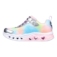 Skechers Girls' Pre-School Flutter Heart Lights Simply Love Shoes