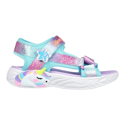 Skechers Girls' Pre-School Unicorn Dreams Sandals