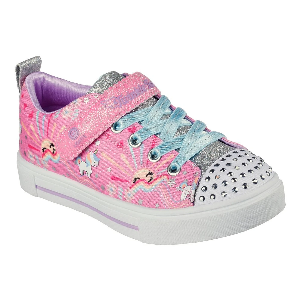 Skechers Girls' Pre-School Twinkle Sparks Unicorn Shine Shoes