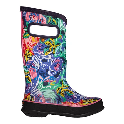 Bogs Girls' Preschool/Grade school Rose Garden Rainboots