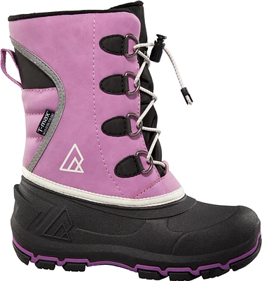 Ripzone Kids' Pre-School Whiteout Waterproof Insulated Fleece-Lined Winter Boots