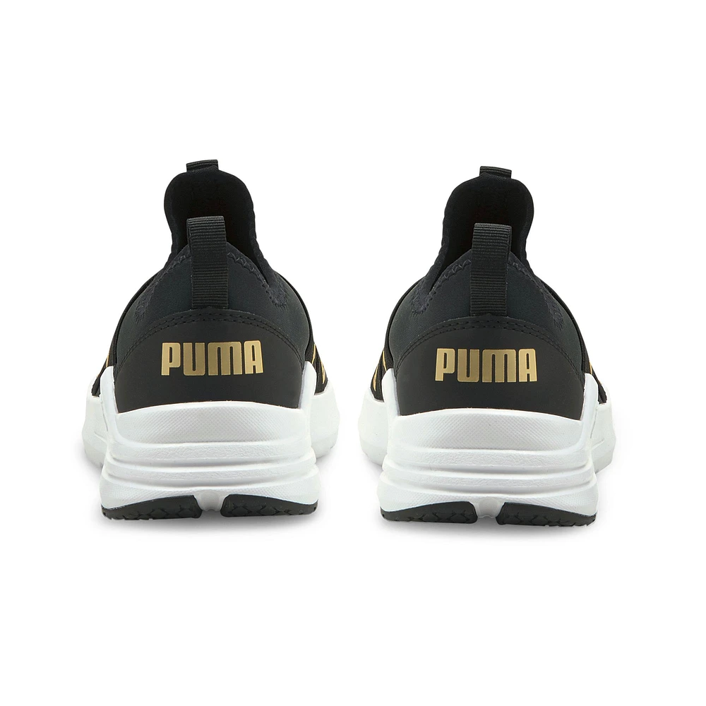 PUMA Girls' Wired Run Slip On Flash Shoes