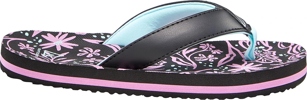 Ripzone Girls' Grade/Pre-School Kai Flip Flop Floral Sandals