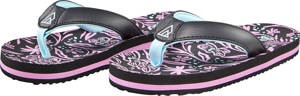 Ripzone Girls' Grade/Pre-School Kai Flip Flop Floral Sandals