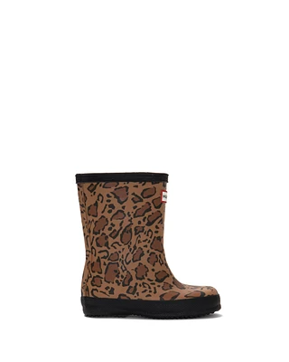 Hunter Girls' Grade/Pre-School Original First Classic Leopard Print Rain Boots