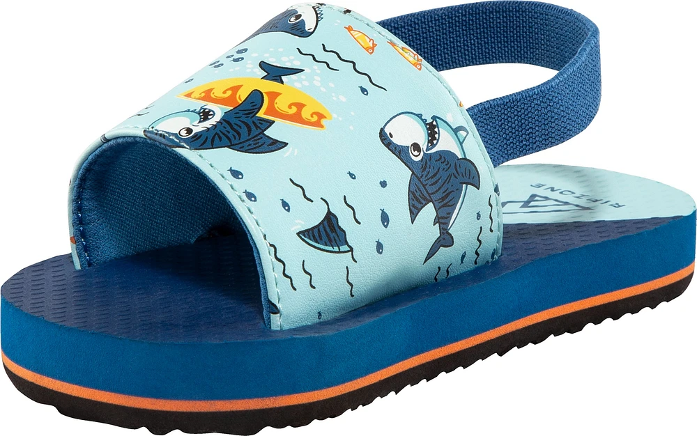 Ripzone Kids' Toddler Lenny Slides/Sandals, Boys'/Girls', Heel Strap