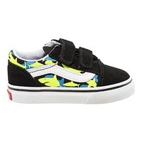 Vans Kids' Toddler Old Skool V Skate Shoes, Sneakers, Boys', Velcro