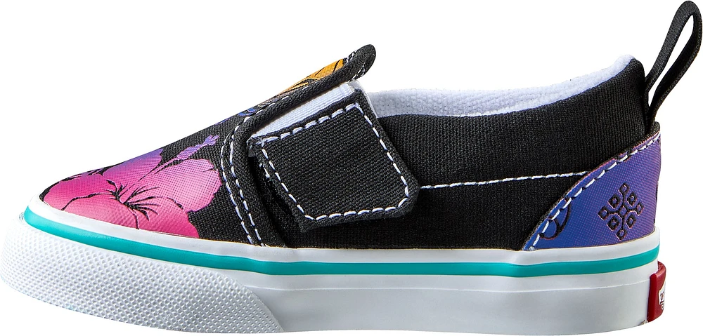 Vans x Crayola Kids' Toddler V Skate Shoes, Sneakers, Girls', Slip On, Velcro