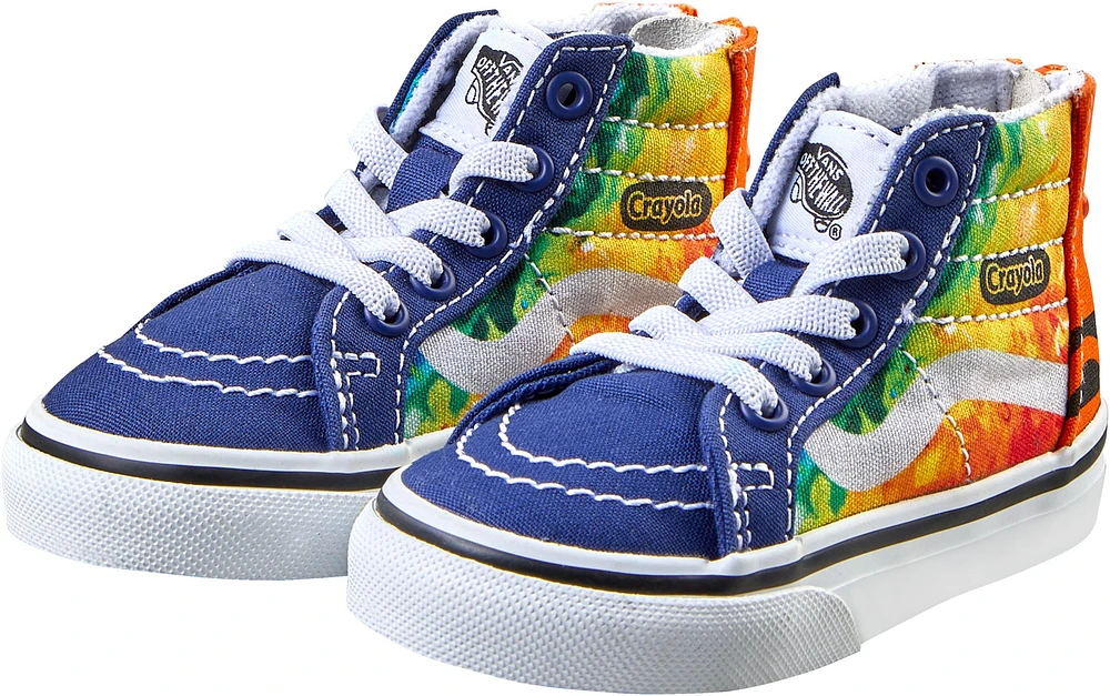 Vans x Crayola Kids' Toddler SK8-Hi Skate Shoes, Sneakers, Boys', High Top