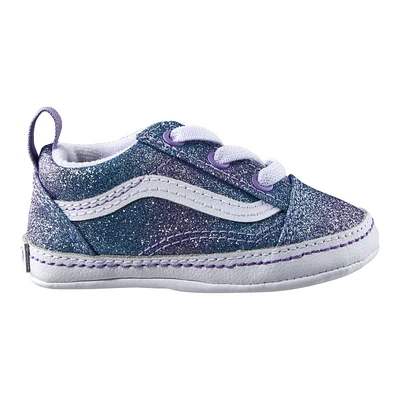 Vans Kids' Baby Old Skool Crib Skate Shoes, Sneakers, Girls'