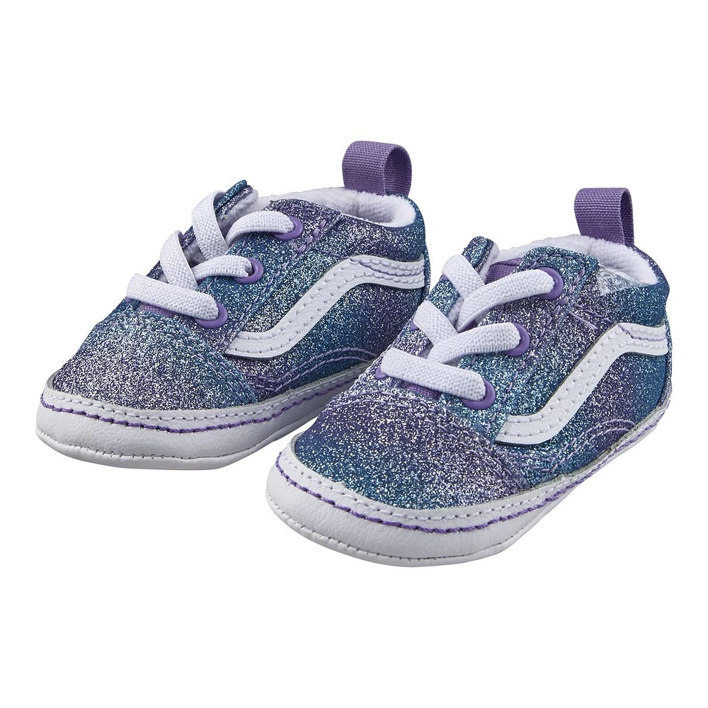 Vans Kids' Baby Old Skool Crib Skate Shoes, Sneakers, Girls'