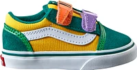 Vans x Crayola Kids' Toddler Old Skool V Skate Shoes, Sneakers, Boys', Velcro