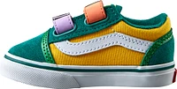 Vans x Crayola Kids' Toddler Old Skool V Skate Shoes, Sneakers, Boys', Velcro