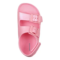 Skechers Kids' Toddler Lil Cali Blast Slide Slides/Sandals, Girls', Velcro, Heel Strap