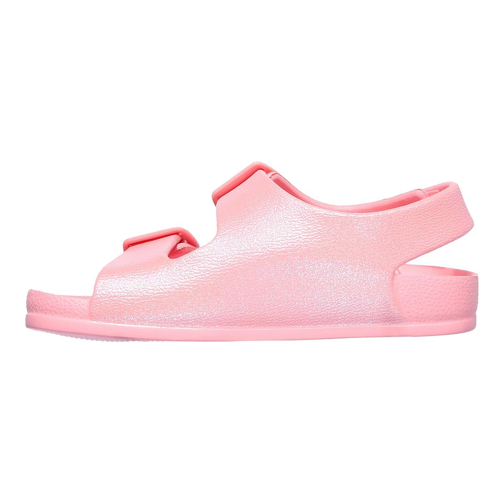 Skechers Kids' Toddler Lil Cali Blast Slide Slides/Sandals, Girls', Velcro, Heel Strap