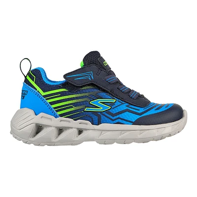 Skechers Kids' Toddler Magna Lights Maver Shoes, Slip On, Walking, Running, Velcro, Light Up