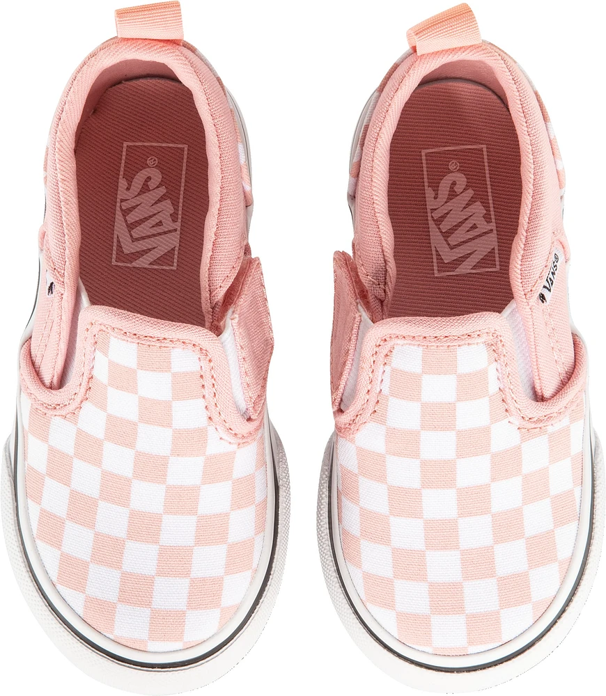 Vans Kids' Toddler Asher V Skate Shoes, Sneakers, Girls', Velcro