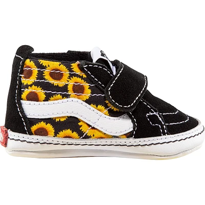 Vans Kids' Baby SK8-Hi Crib Skate Shoes, Sneakers, Girls', High Top, Velcro