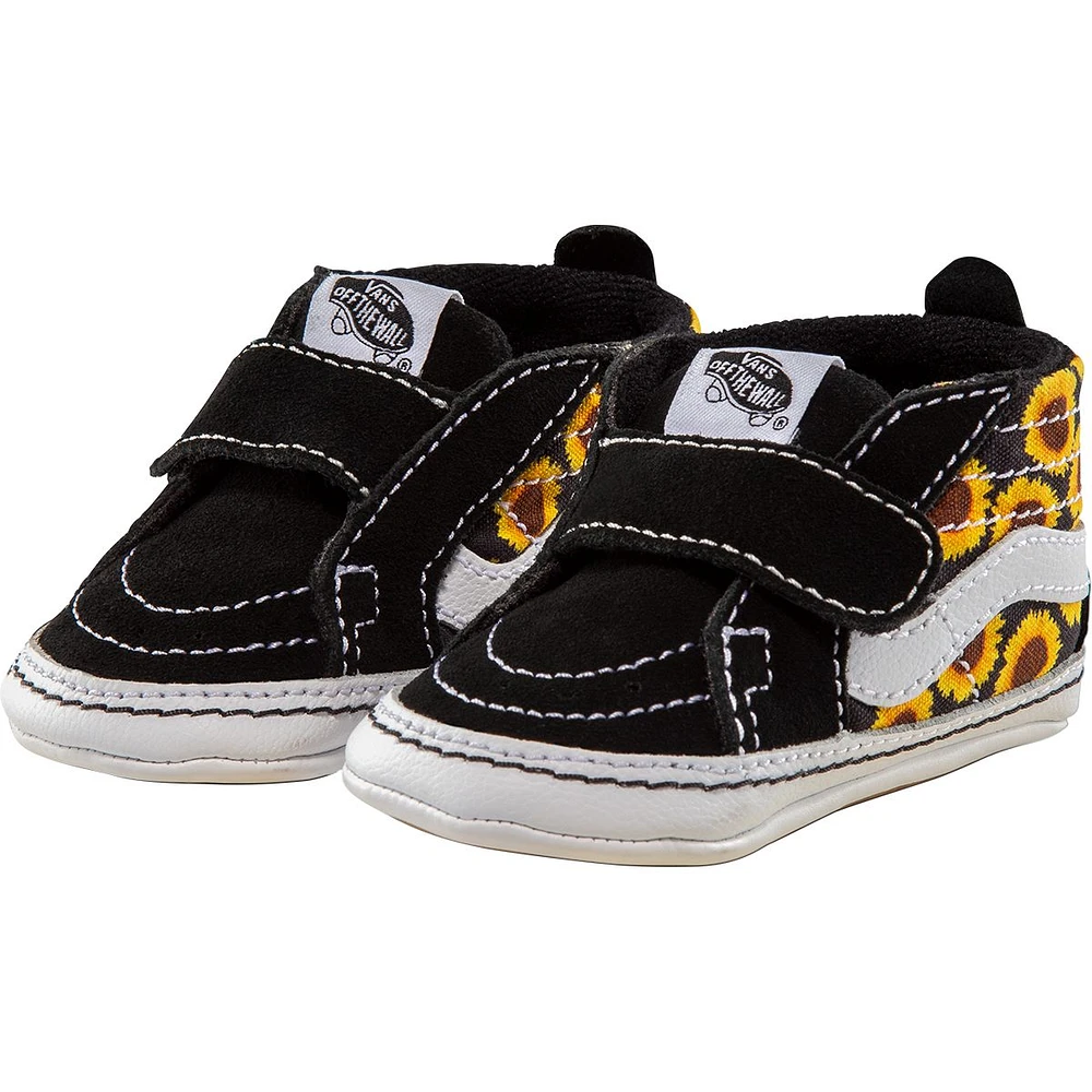 Vans Kids' Baby SK8-Hi Crib Skate Shoes, Sneakers, Girls', High Top, Velcro