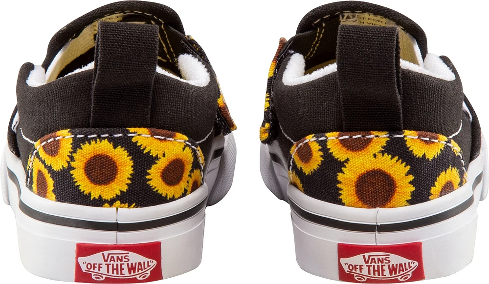 Vans Kids' Toddler V Skate Shoes, Sneakers, Girls', Slip On, Velcro